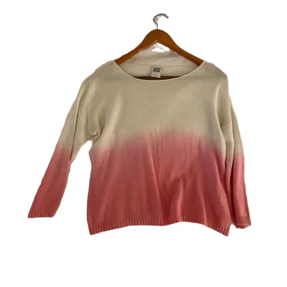 Pink and white tie dye Vero Moda light sweater - Picture 1 of 2
